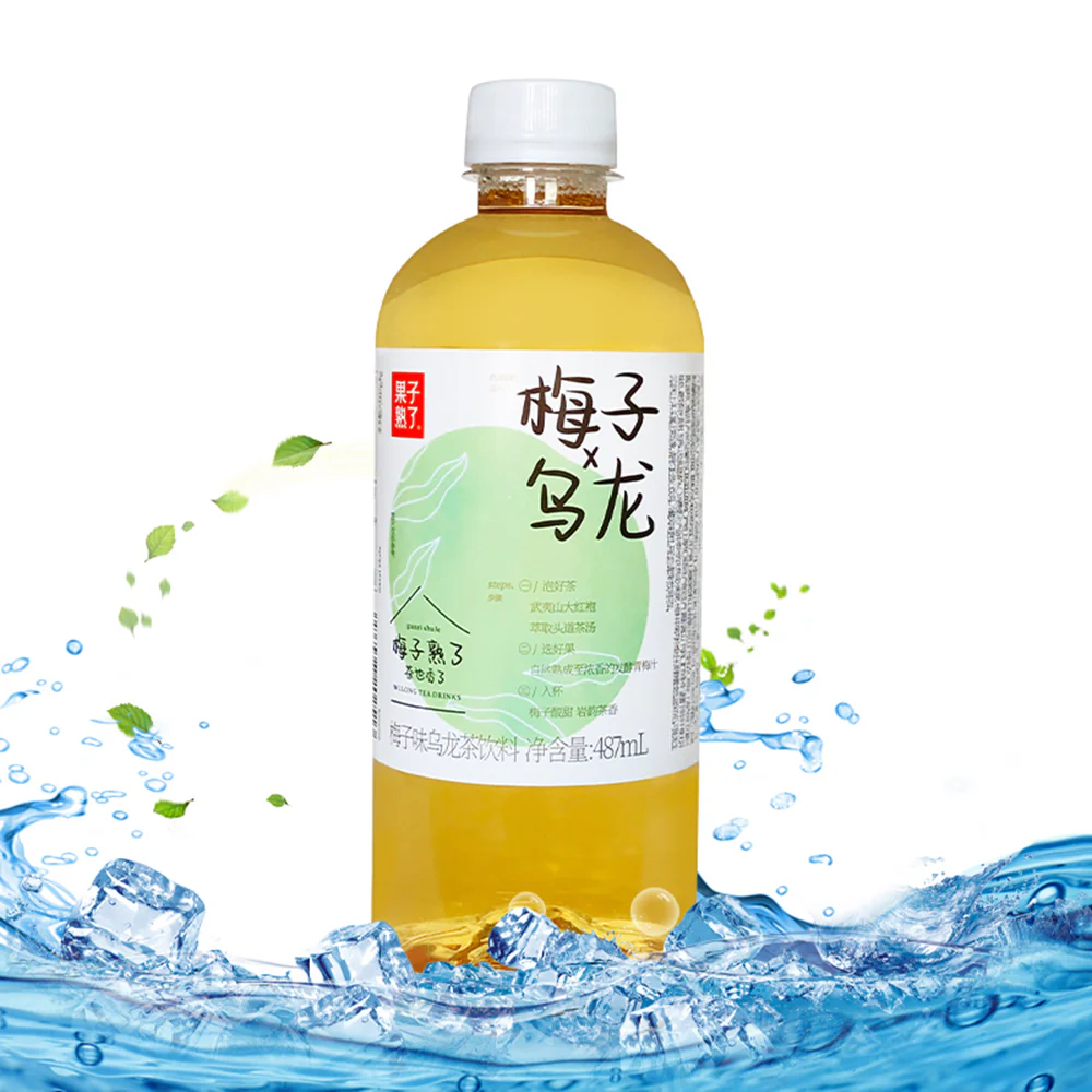 Guozi Shule Plum Oolong Tea - 487ml - Image 2