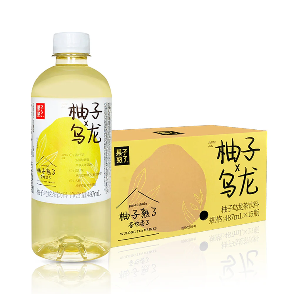 Guozi Shule Yuzu Oolong Tea - 487ml x 15 Boxes