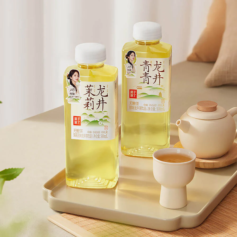 Guozishu Le Longjing Qingqing Sugar-Free Tea - 500ml - Image 4