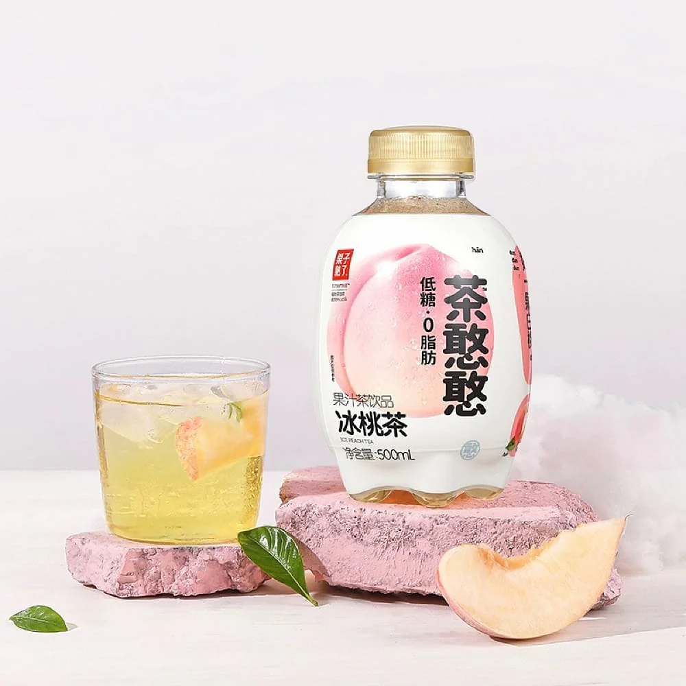 Guozishule Ice Peach Tea - 500ml x 12 Bottles - Image 2
