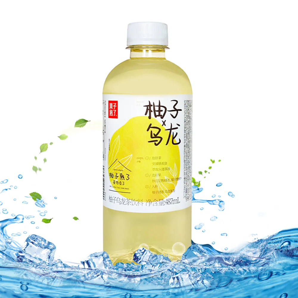 Guozishuole Yuzu Oolong Tea - 487ml - Image 3