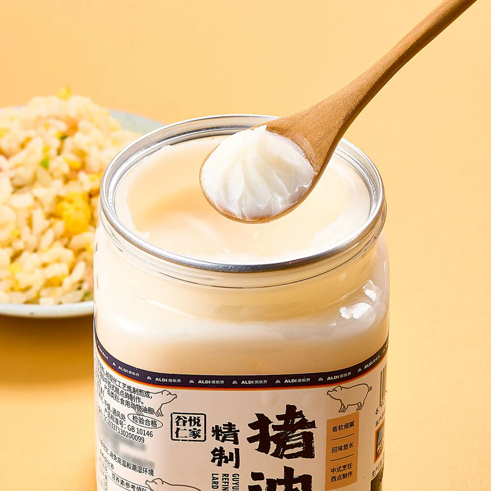 Guyue Renjia Refined Pork Lard 500g – Rendered Pork Fat - Limited Import - Image 3