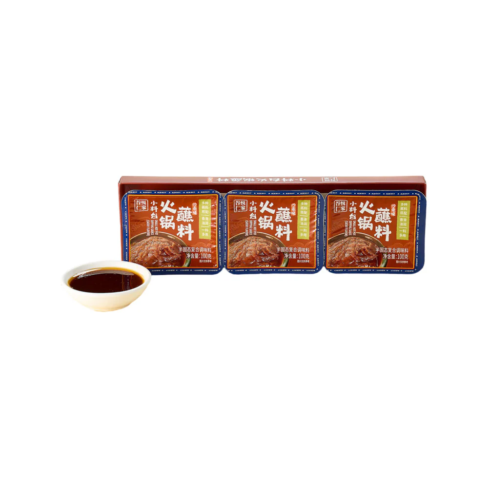 Guyue Renjia Satay Hotpot Dipping Sauce 100g x 3 – Limited Import