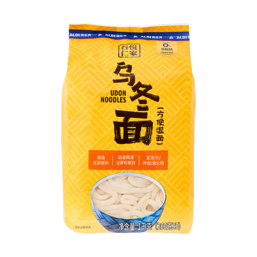 Guyue Renjia Udon Noodles 1kg (5 Packs) – Limited Import