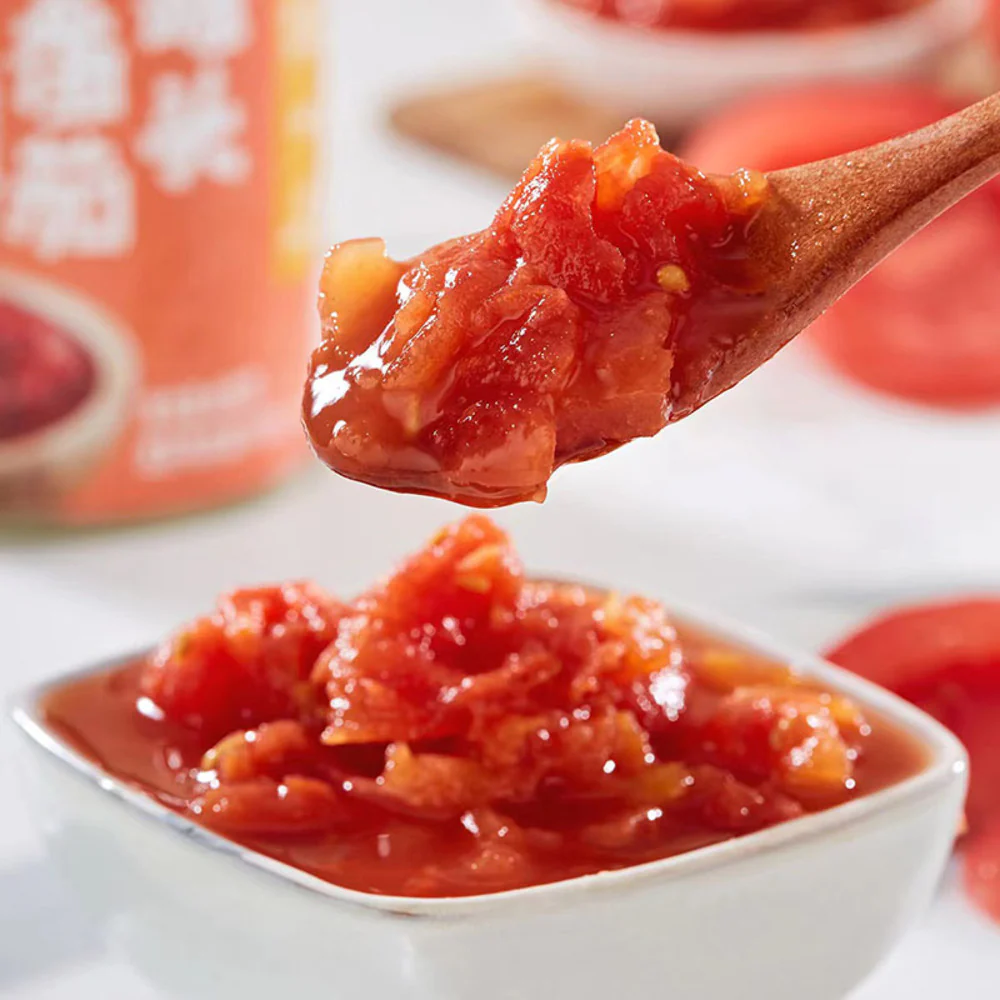 Guyue Renjia Zero-Fat Canned Crushed Tomatoes 400g – Limited Import - Image 3