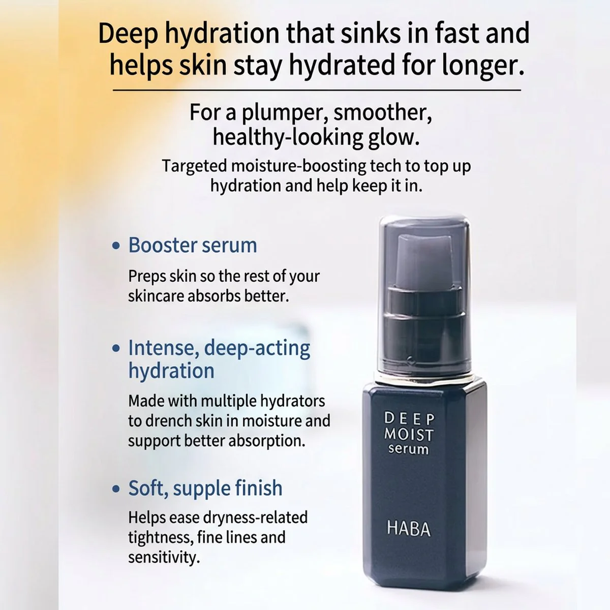 HABA Deep Moist Hydrating Serum 30ml - Image 3