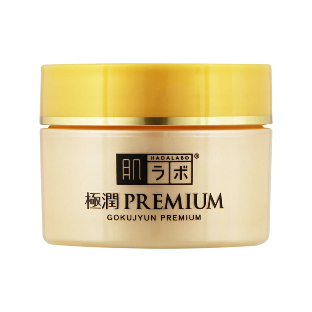 Hada Labo Gokujyun Premium Hyaluronic Acid Cream 50g - Intense Hydrating Face Moisturiser - Image 2