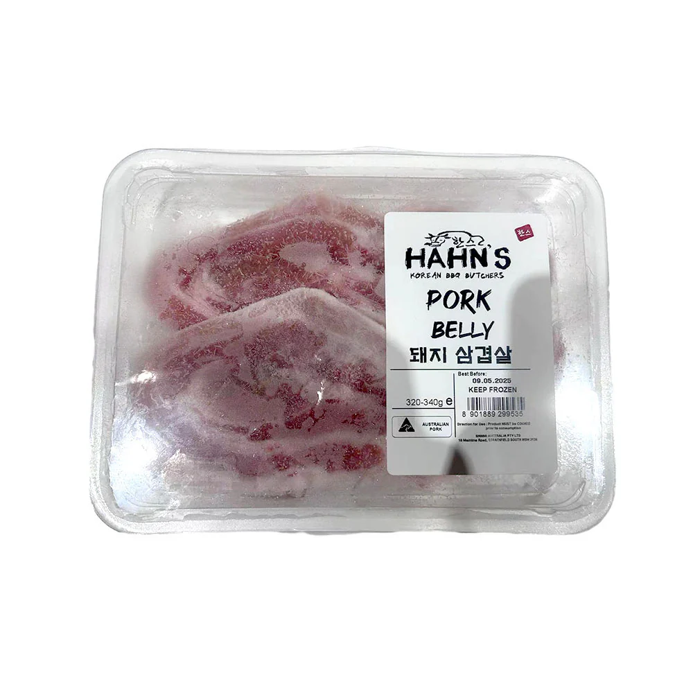 Hahn's Frozen Korean BBQ Pork Belly - 320g - Image 2
