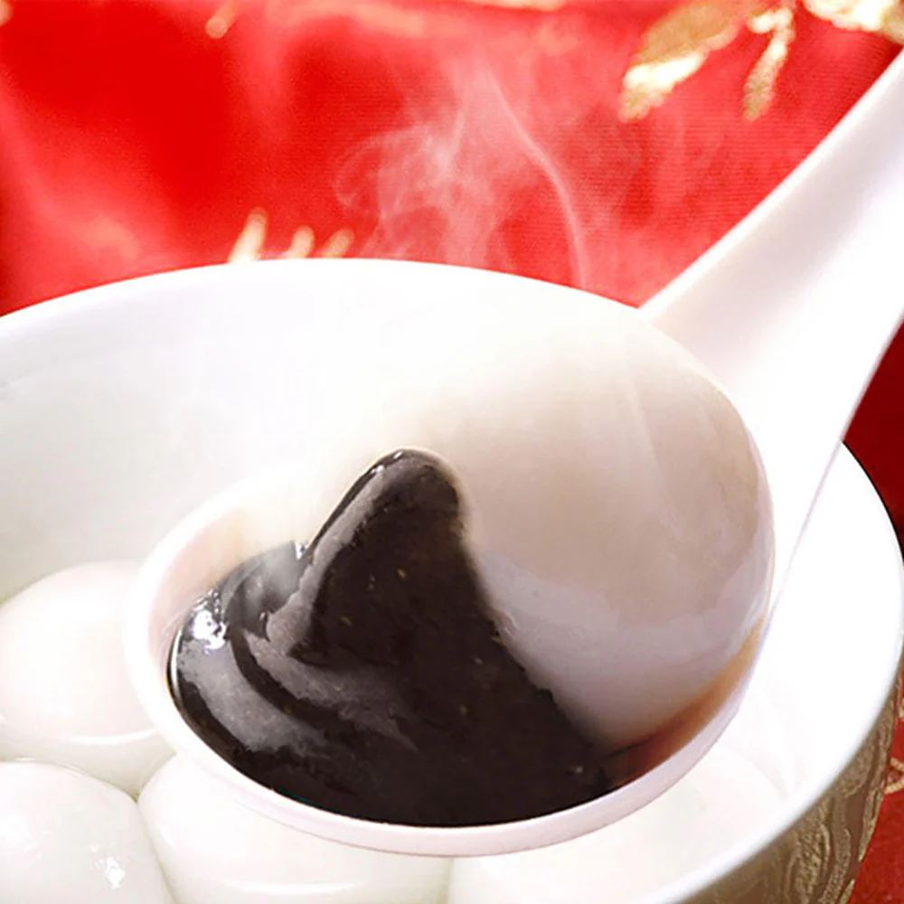 Hai Pa Wang Frozen Black Glutinous Rice and Black Sesame Rice Balls - 500g - Image 2