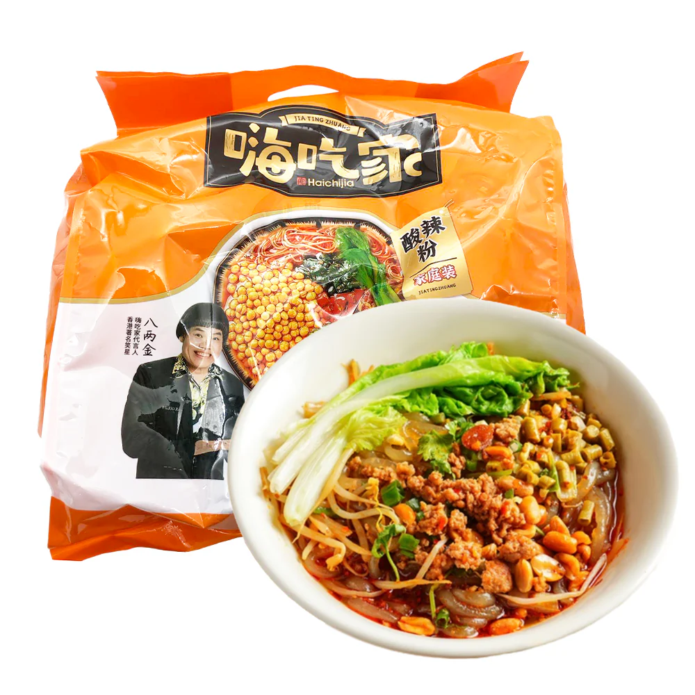 Haichijia Spicy and Sour Vermicelli - 4 Packs x 98g