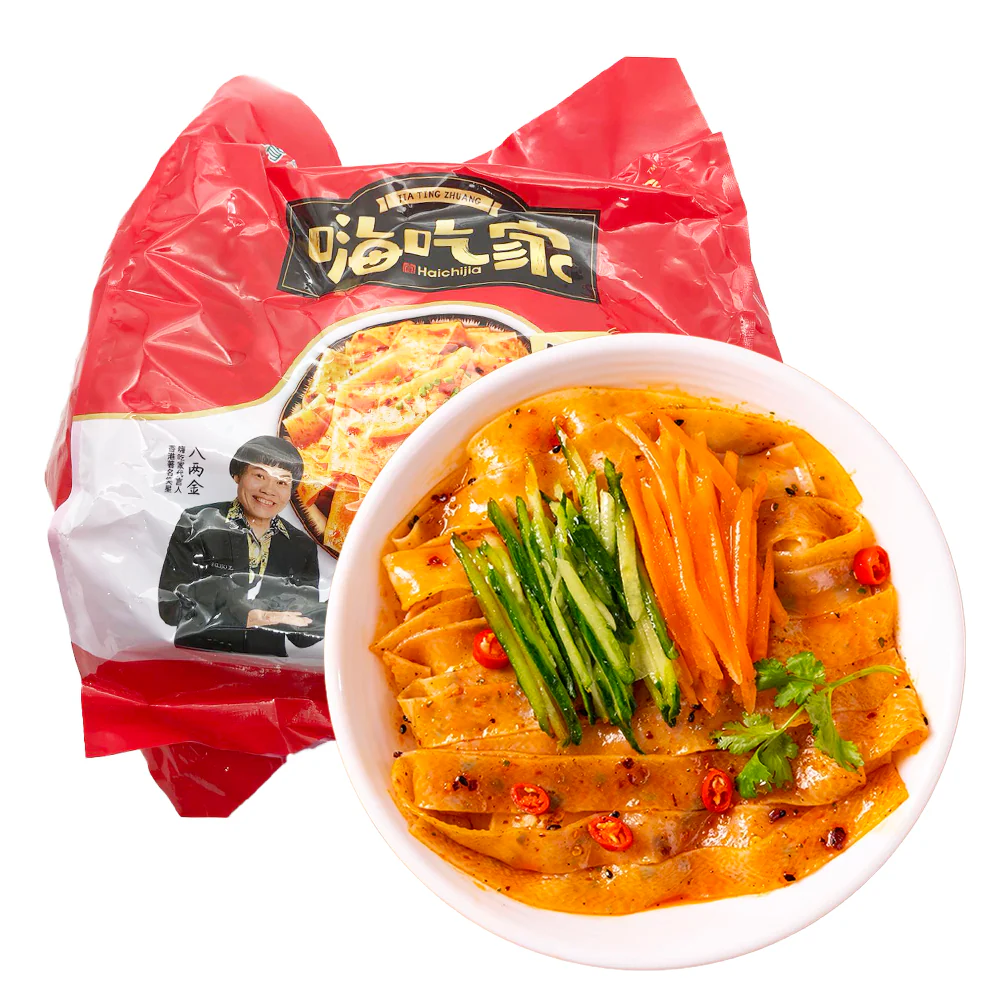 Haichijia Spicy Chili Oil Noodles - 4 Packs x 106g