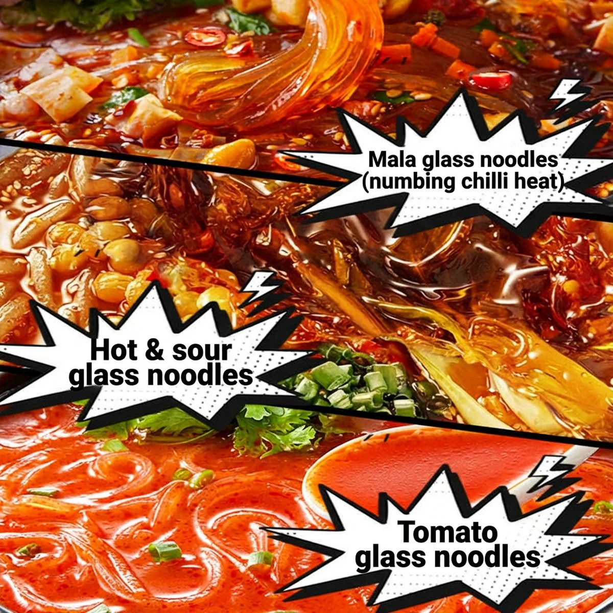 Haidilao Instant Spicy Mala Vermicelli 155g - Glass Noodles - Image 2