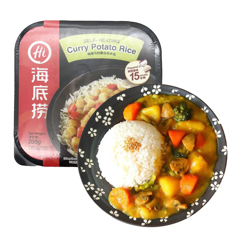 Haidilao Self-Heating Curry Potato Rice - 205g