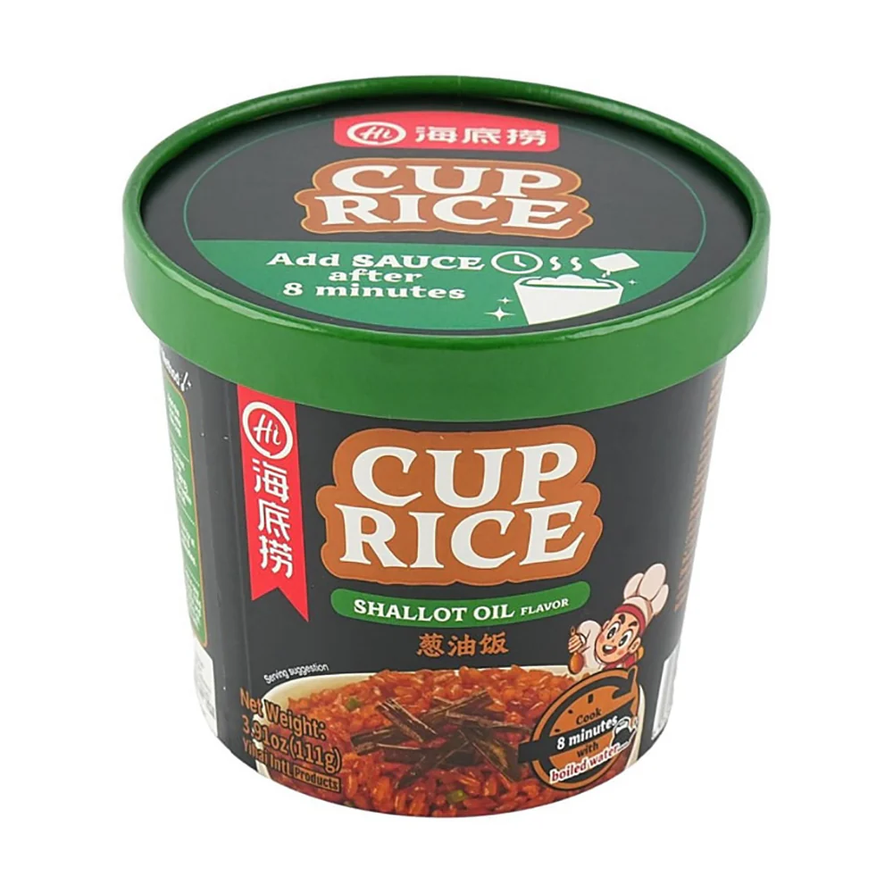 Haidilao Shallot Oil Flavor Cup Rice - 116g - Image 2