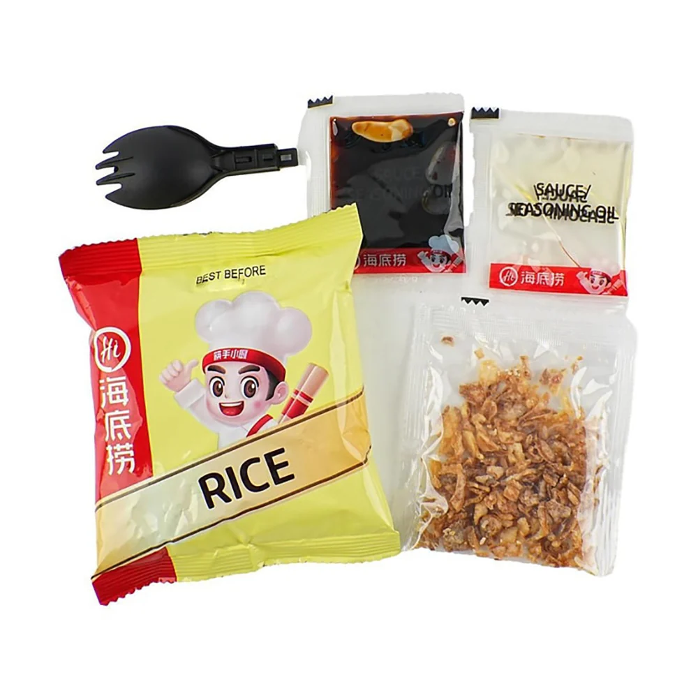 Haidilao Shallot Oil Flavor Cup Rice - 116g - Image 5