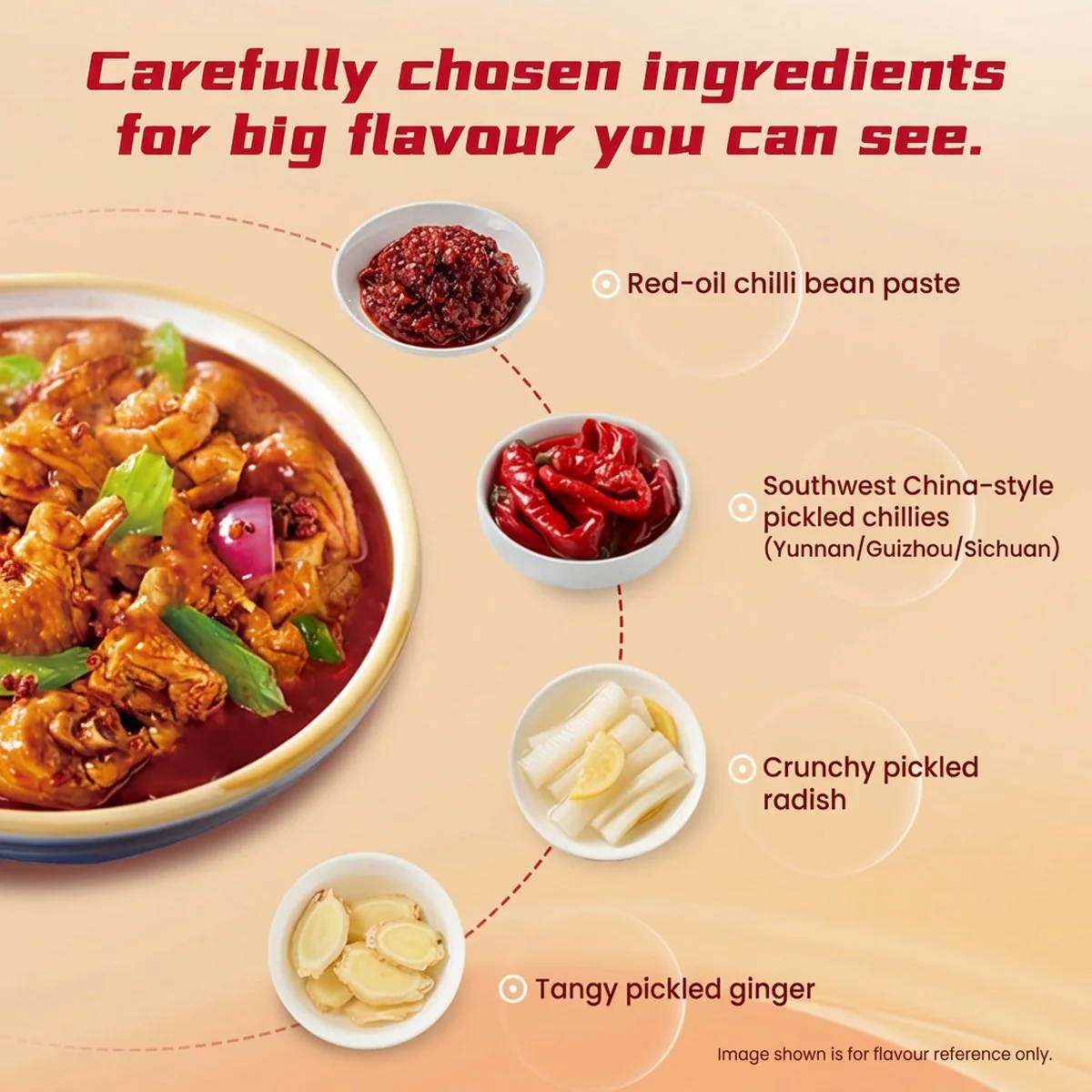 Haidilao Shao Jigong Spicy Braised Chicken Seasoning 180g - Sichuan-Style Cooking Sauce Base - Image 3