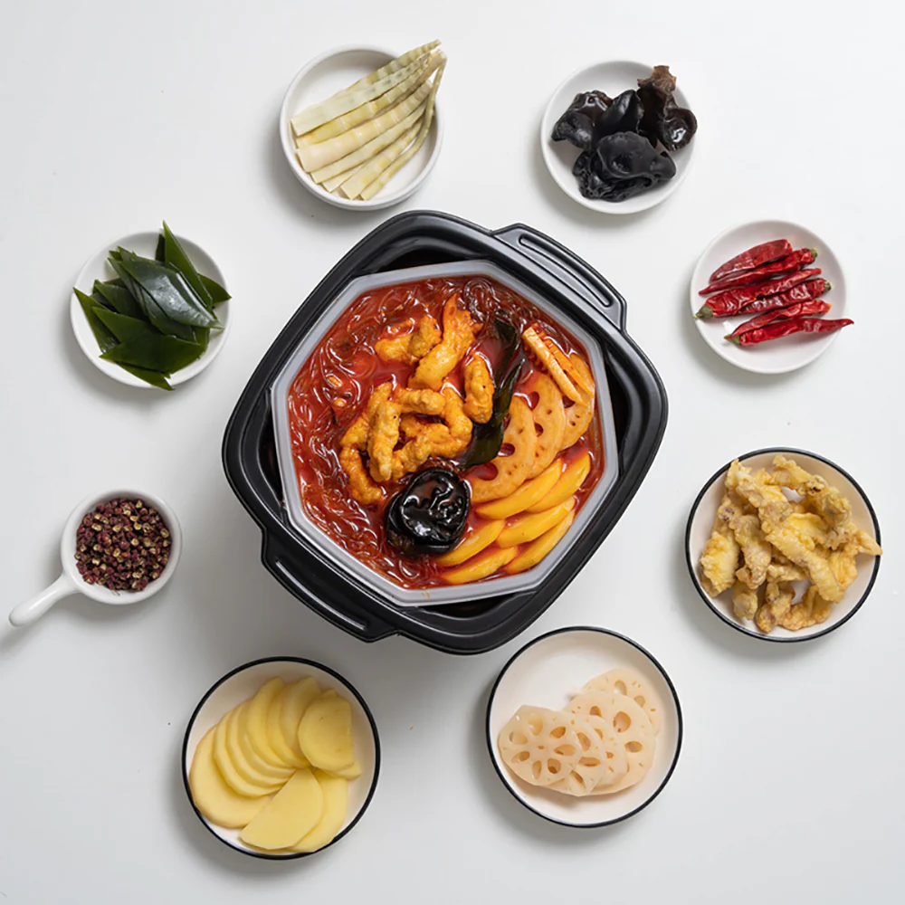 Haidilao Spicy Crispy Pork Self-Heating Hot Pot Set - 330g - Image 4