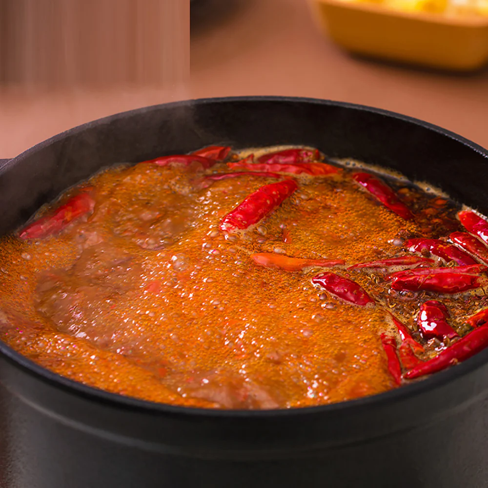 Haidilao Spicy Hot Pot Soup Base - 4 Pieces, 360g - Image 2