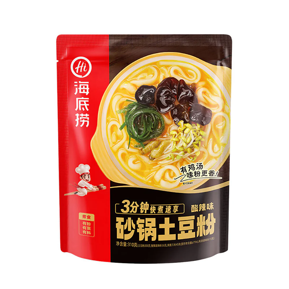 Haidilao Spicy Vinegar Hotpot Potato Noodles - 310g