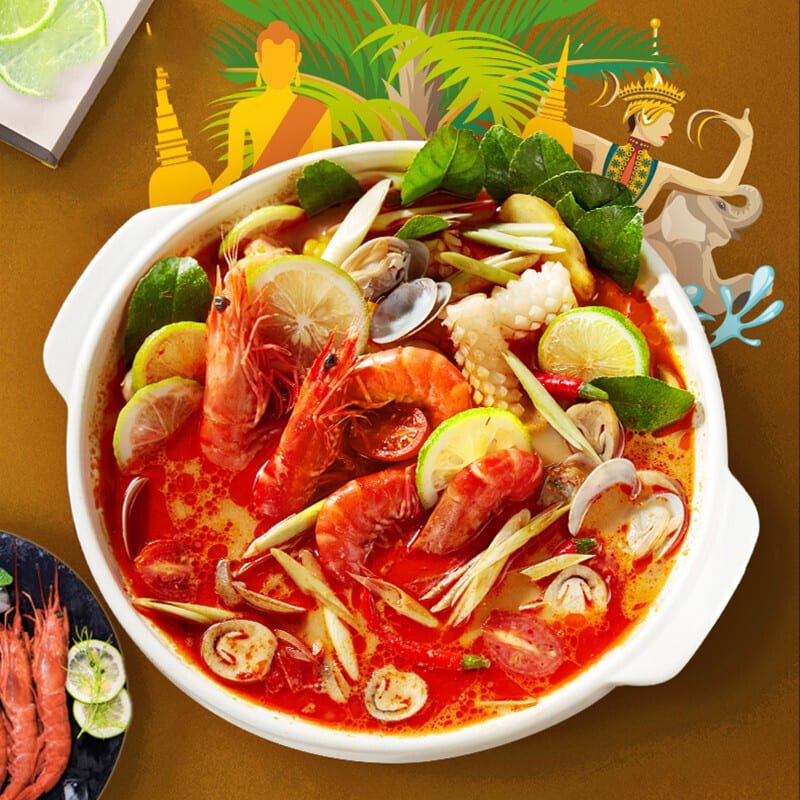 Haidilao Tom Yum Hot Pot Base - 210g - Image 2