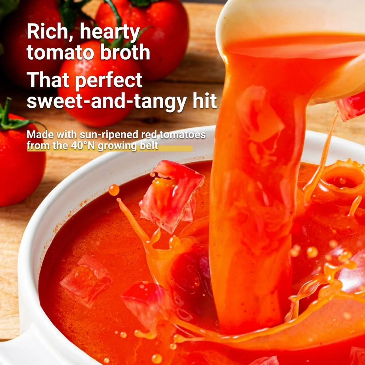 Haidilao Tomato & Egg Instant Cup Noodles 127g - Image 3