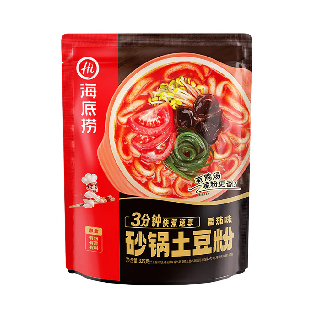 Haidilao Tomato Flavor Clay Pot Potato Noodles - 325g