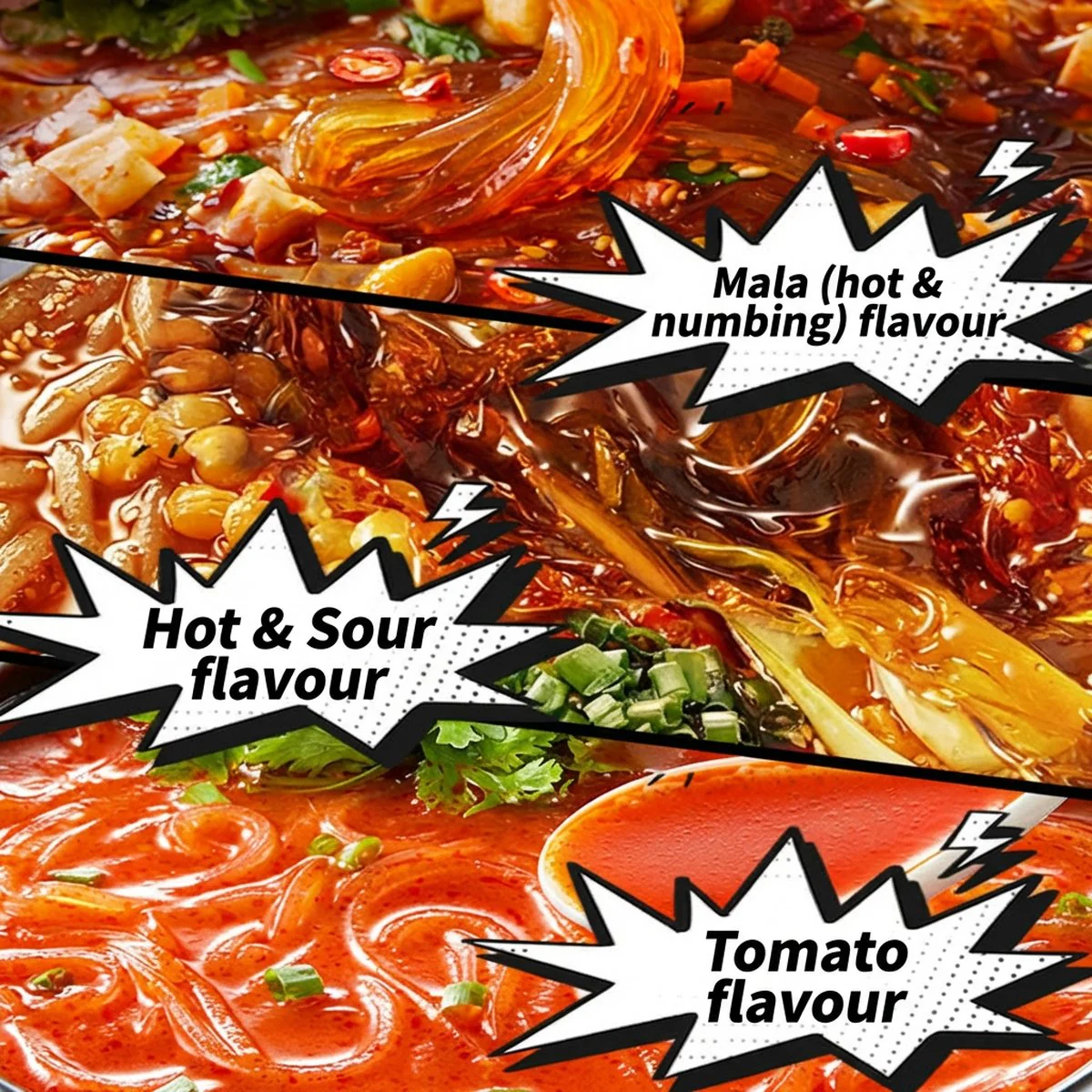 Haidilao Tomato Rice Vermicelli 173g - Instant Tomato Rice Noodles - Image 2