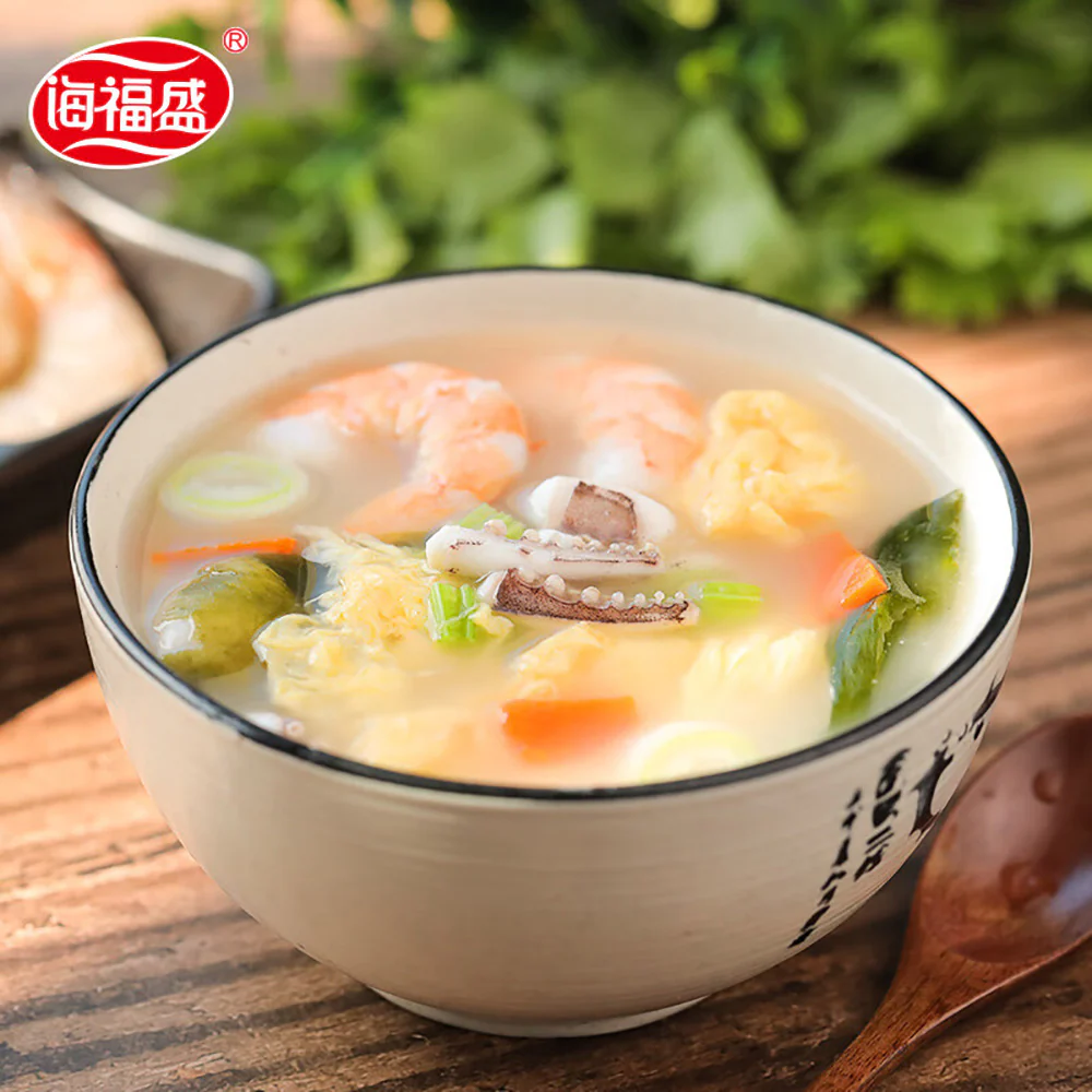 Haifusheng Instant Seafood Egg Drop Soup 9g - Image 3
