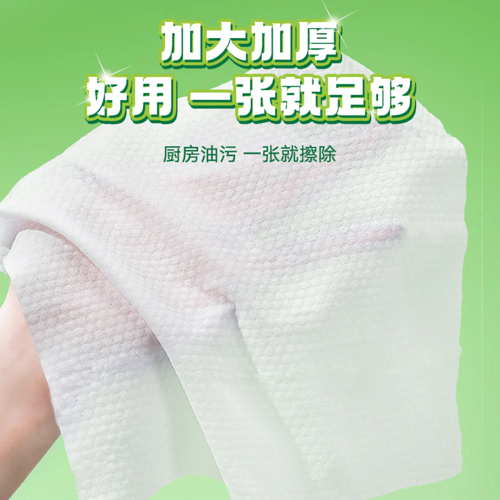 Haishi Hainuo Kitchen Cleaning Wet Wipes, 80 Sheets × 3 Packs – Degreasing & Food-Contact Safe Surface Wipes - Image 3