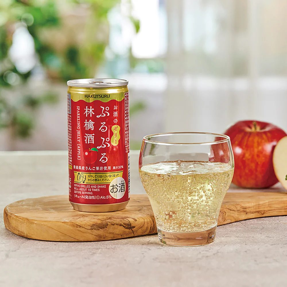 Hakutsuru Sparkling Jelly Apple Flavour Sake - 5% 190ml - Image 3