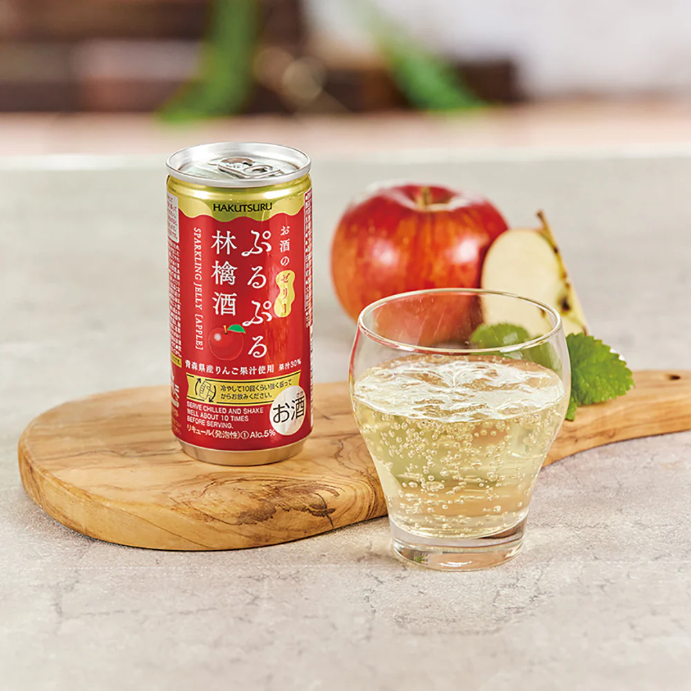 Hakutsuru Sparkling Jelly Apple Flavour Sake - 5% 190ml - Image 4