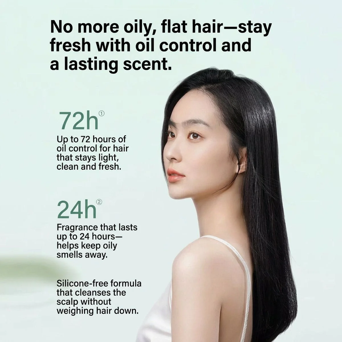Half Acre Flower Field Oil Control & Volumizing Fragrance Shampoo 750 ml - for Oily Hair, Amino Acid Cleansing - Image 2