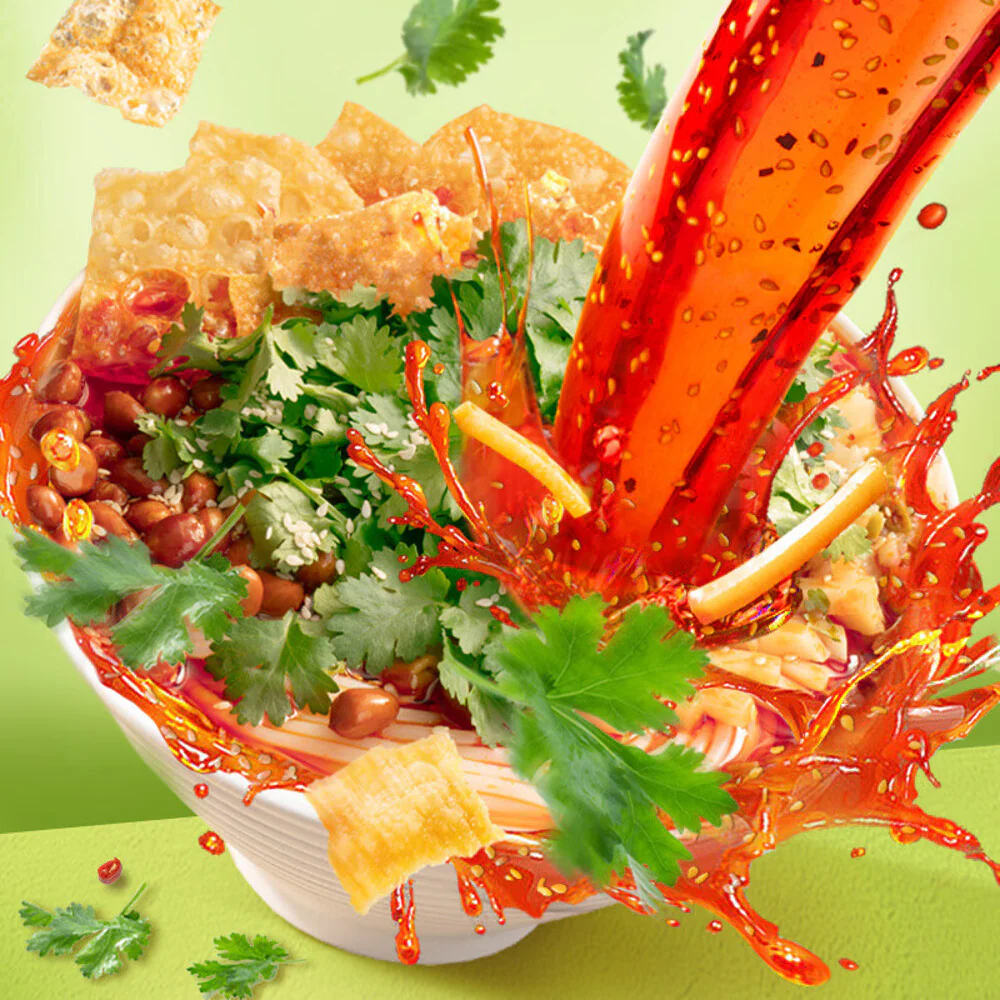 Hao Huan Luo Luosifen Chili Oil Coriander Flavor - 300g - Image 2