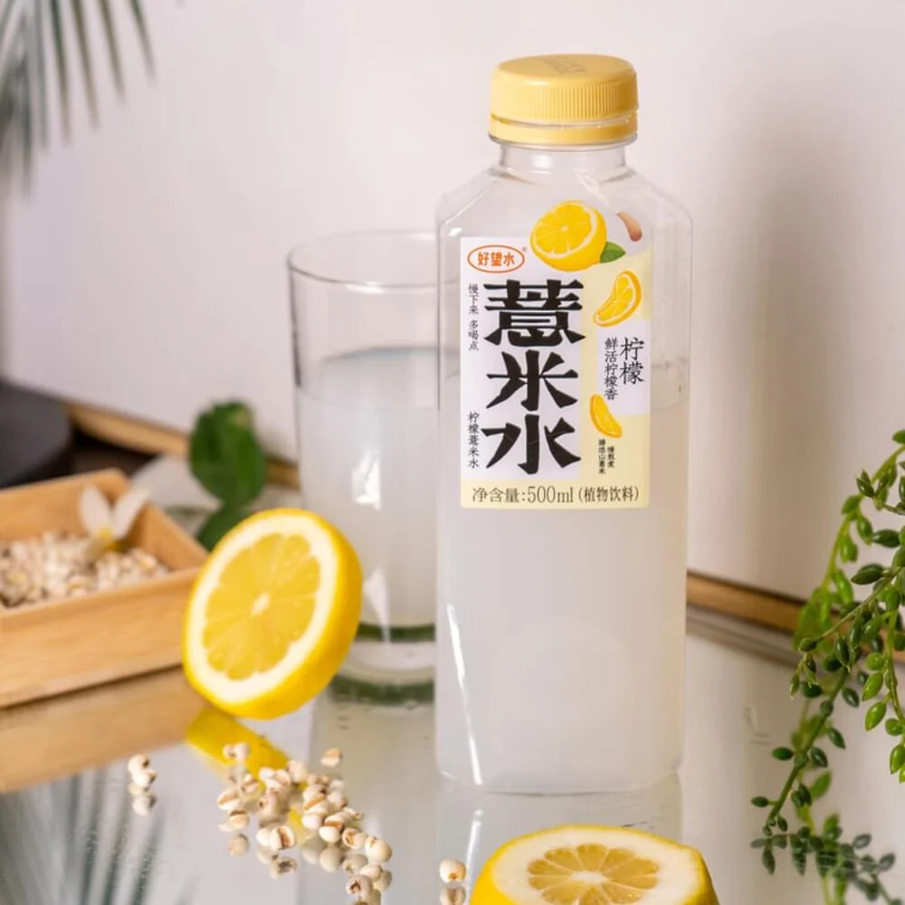 Hao Wang Shui Lemon & Job's Tears Water 500ml – Coix Seed Infused Herbal Drink - Image 2