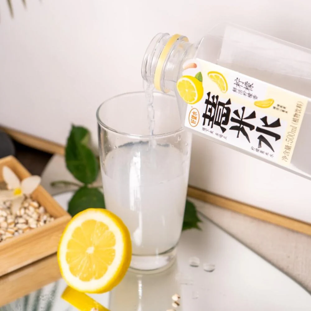 Hao Wang Shui Lemon & Job's Tears Water 500ml – Coix Seed Infused Herbal Drink - Image 3