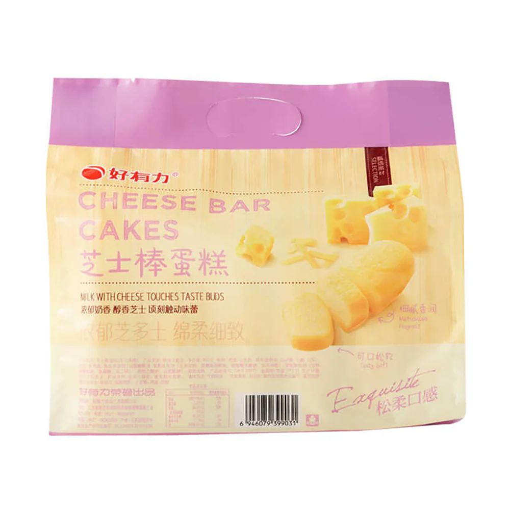 Hao You Li Cheese Bar Cakes - Cheese Flavor, 12 Pieces, 350g - Image 4