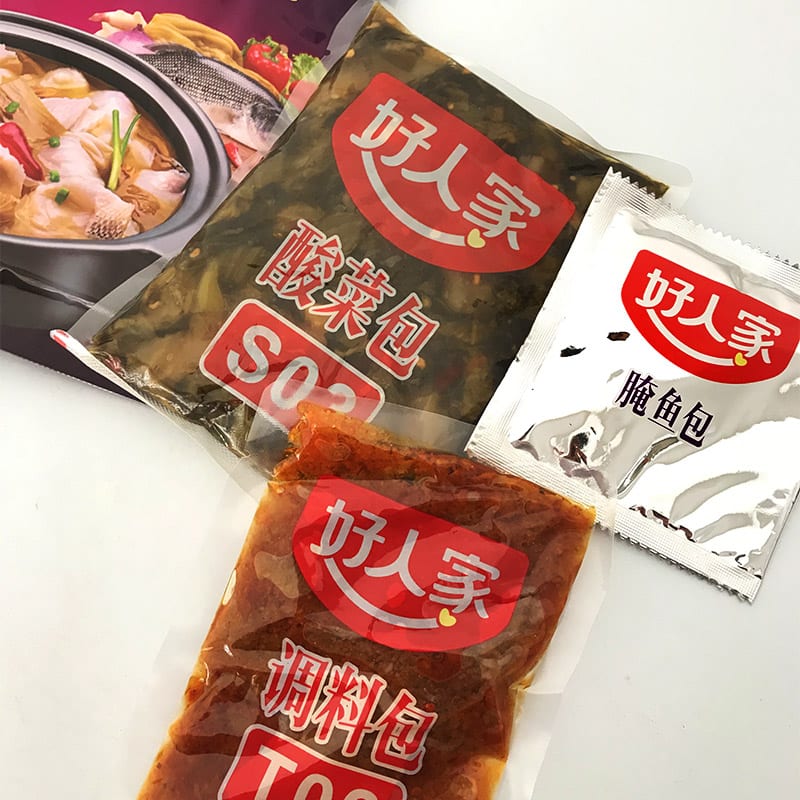 Haorenjia Old Pickled Cabbage Fish Seasoning - 350g - Image 3