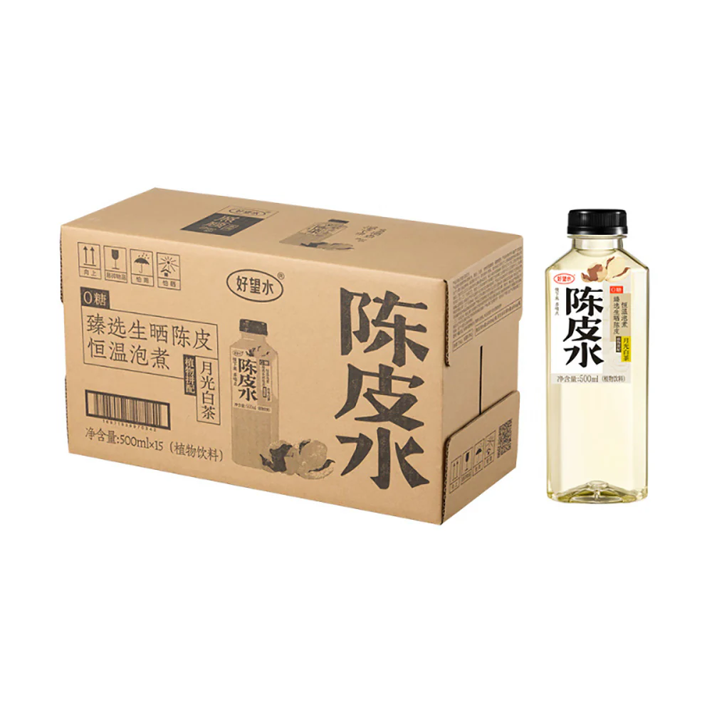HaoWangShui Chenpi Water 500ml x 15 Bottles