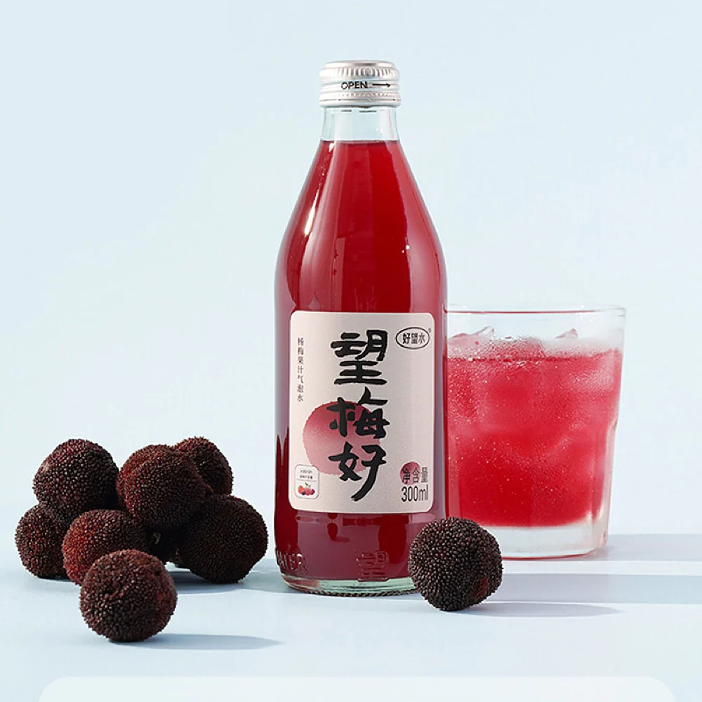 Haowangshui Yangmei Sparkling Juice - 300ml - Image 2