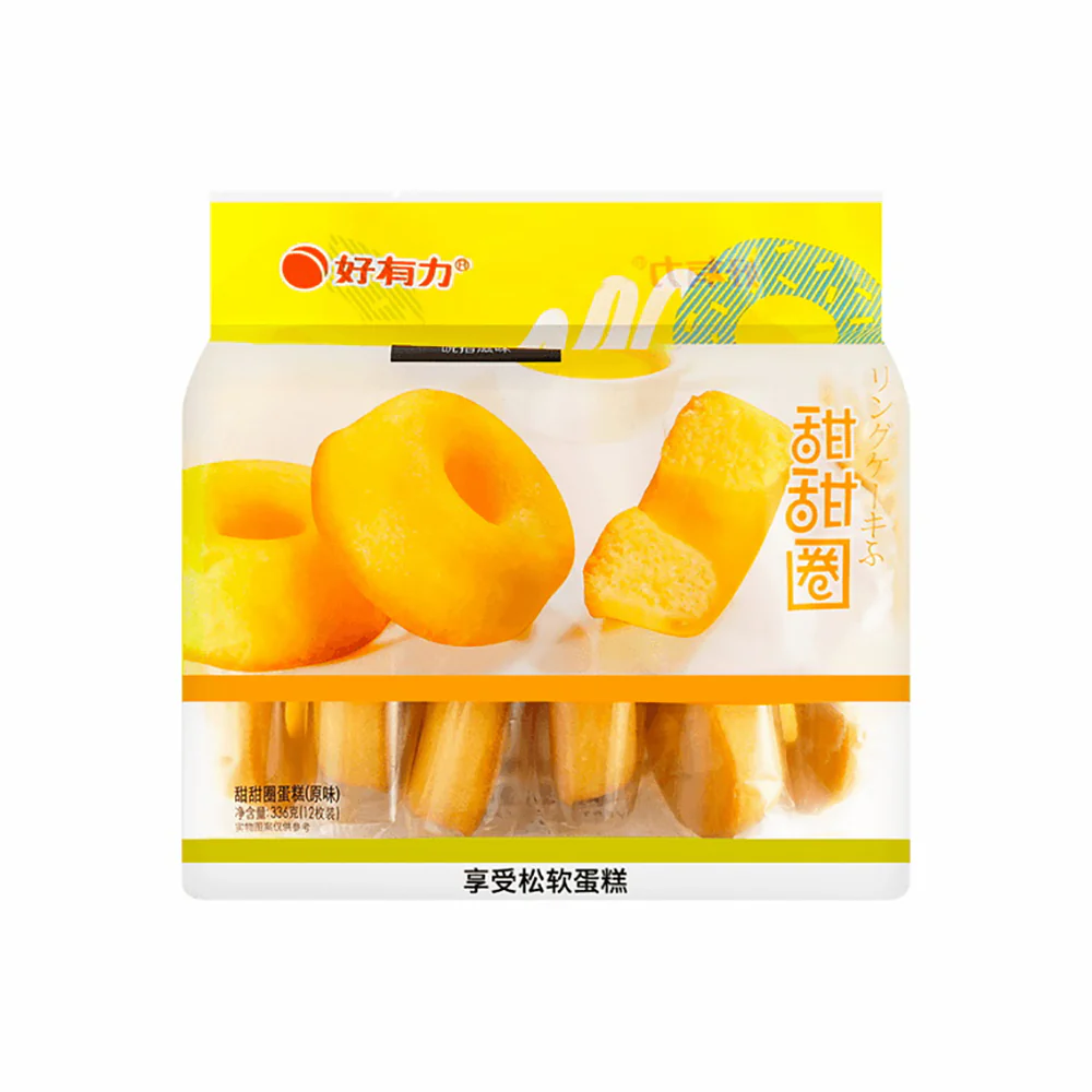 Haoyouli Donut Cakes Original Flavor - 12 Pieces, 336g