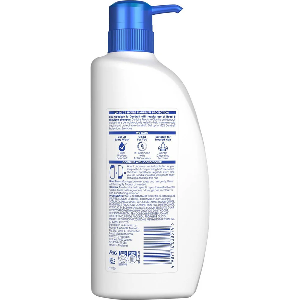 Head & Shoulders Cool Menthol Anti-Dandruff Shampoo 660ml - Image 4