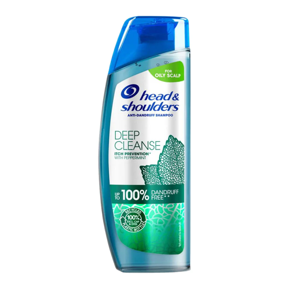 Head & Shoulders Deep Cleanse Anti-Dandruff Shampoo for Oily Scalp with Peppermint 300ml