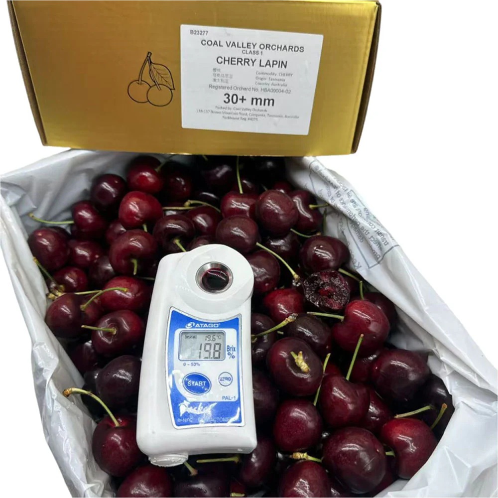 Heart of Tasmania Lapin Cherries Gift Box 2kg (30mm+) - Image 2