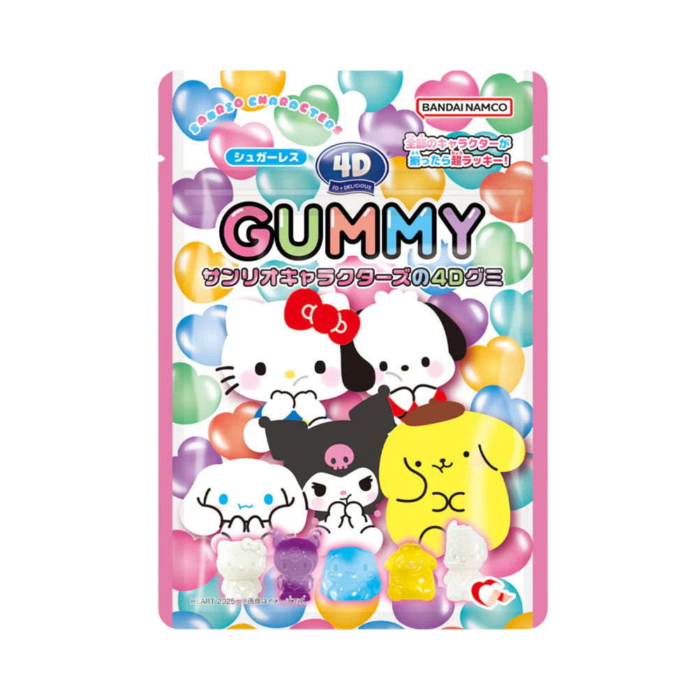 Heart Sanrio 4D Gummies 38g – Sugarless