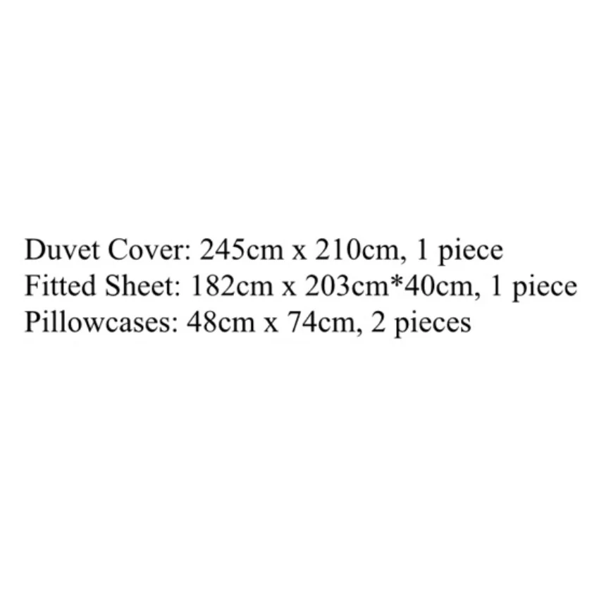 Heartin King Size Bedding Set - Golden Years, 4 Pieces with 2 Bonus Pillows - Image 5