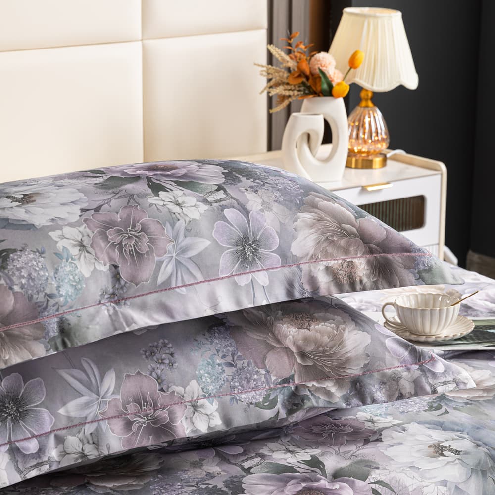 Heartin Machine Washable Soft Bedding Set - Danxi (1 Soft Sheet + 2 Pillowcases) - Image 4