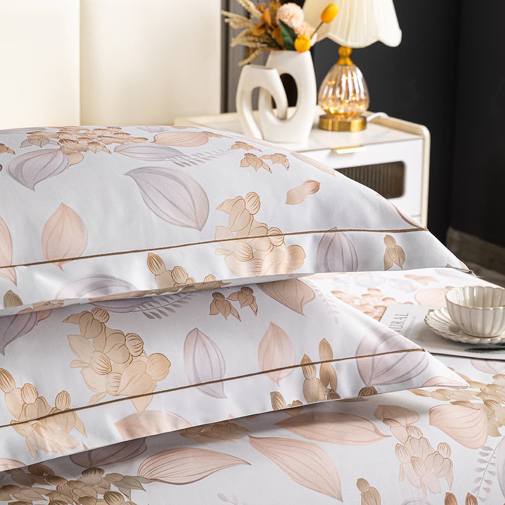 Heartin Machine Washable Soft Sheet Set - Rose Whisper (Sheet + 2 Pillowcases) - Image 4