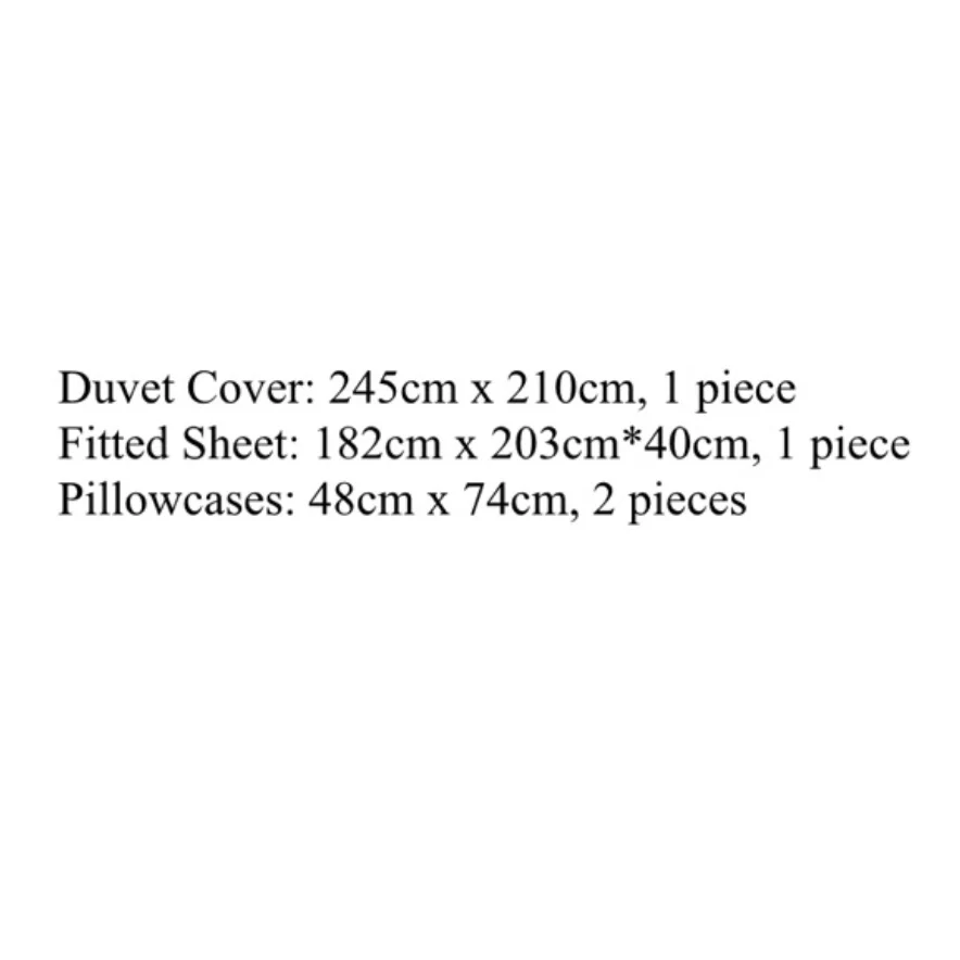 Heartin Navilite Bedding Set - Moonlight Gray, King Size, Includes 2 Pillows - Image 5