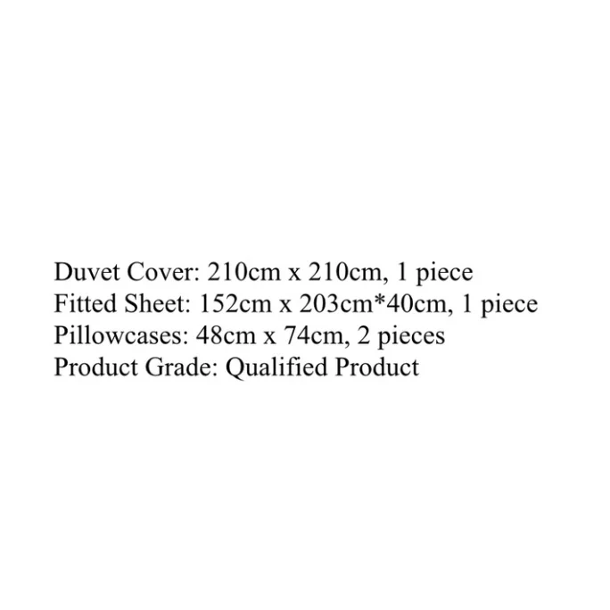 Heartin Queen Bedding Set - Golden Years, 4 Pieces with 2 Bonus Pillows - Image 5