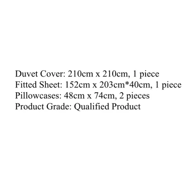 Heartin Queen Size 4-Piece Bedding Set in Khaki with 2 Free Pillows - Image 5